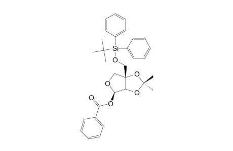 1-O-BENZOYL-3'-O-TERT.-BUTYLDIPHENYLSILYL-2,3-O-ISOPROPYLIDENE-D-APIO-D-FURANOSE;ISOMER-BETA