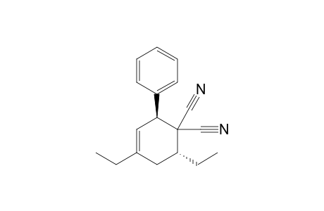 trans-1,1-Dicyano-4,6-diethyl-2-phenylcyclohex-3-ene