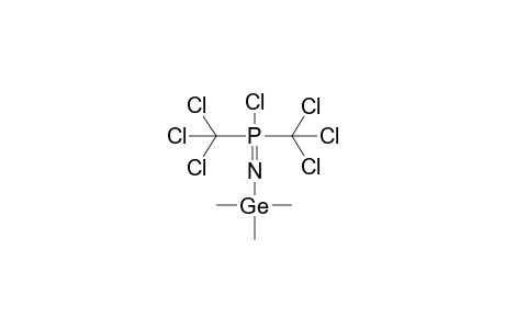 BIS(TRICHLOROMETHYL)CHLORO-N-TRIMETHYLGERMYLIMIDOPHOSPHINATE