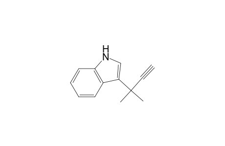 3-(1,1-dimethylprop-2-ynyl)-1H-indole