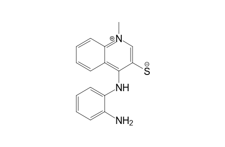 1-methyl-4-(2-aminophenylamino)quinolinium-3-thiolate