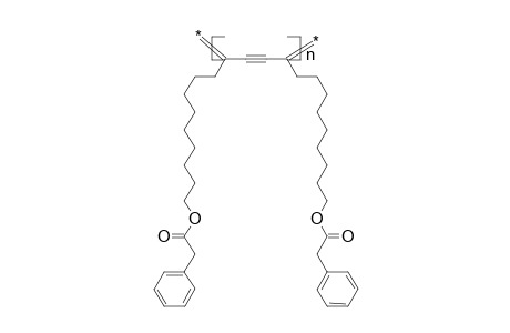 Poly(docosadiyne phenylacetate)