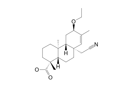 ENT-8-BETA-CYANOMETHYL-12-ALPHA-ETHOXY-13-METHYL-13-PODOCARPEN-19-OIC_ACID