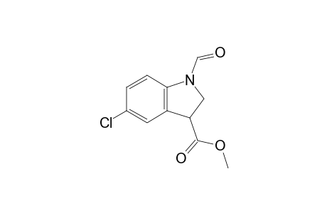 Methyl 5-chloro-1-formylindoline-3-carboxylate