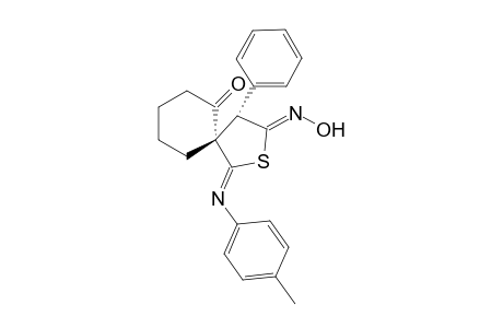 5'-HYDROXYIMINO-2'-(4-METHYLPHENYLIMINO)-4'-PHENYL-1-OXO-2',3',4',5'-TETRAHYDROSPIRO-[CYCLOHEXANE-2,3'-THIOPHENE]