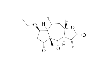 (1-S,2-R,5-R,6-S,7-S,8-S,10-R)-6-HYDROXY-2-ETHOXY-4-OXOPSEUDOGUAI-11-(13)-EN-12,8-OLIDE