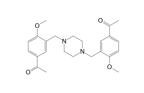 3',3'''-[(1,4-piperazinediyl)dimethylene]bis[4'-methoxyacetophenone]