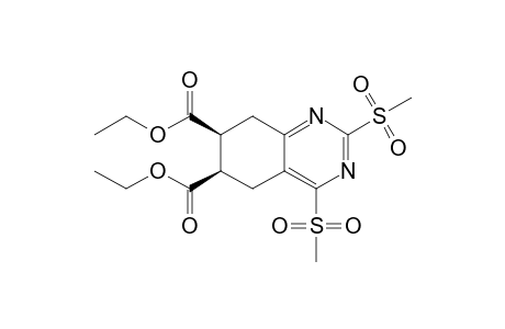 Diethyl (6R,6S,7R,7S)-2,4-Bis(methylsulfonyl)-5,6,7,8-tetrahydroquinazoline-6,7-dicarboxylate