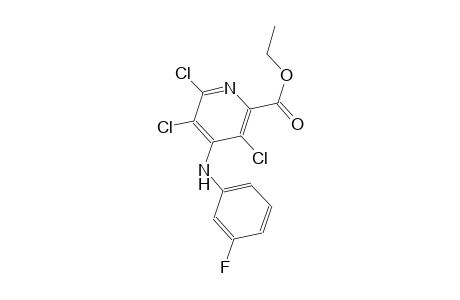 2-pyridinecarboxylic acid, 3,5,6-trichloro-4-[(3-fluorophenyl)amino]-,ethyl ester