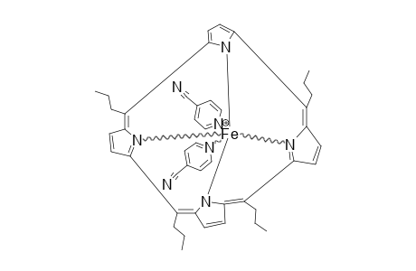 BIS-(4-CYANOPYRIDINE)-(MESO-TETRAPROPYLPORPHYRINATO)-IRON-(III);FE(T(N)PRP)(4-CNPY)2