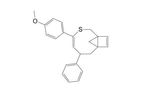 exo-4-(p-Methoxyphenyl)-6-phenyl-3-thiatricyclo[6.2.1.0]undeca-4,9-diene