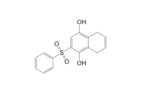 2-(benzenesulfonyl)-5,8-dihydronaphthalene-1,4-diol