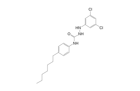 1-(3,5-dichlorophenyl)-4-(p-heptylphenyl)semicarbazide