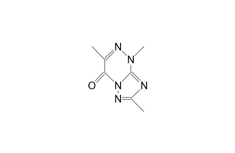 1,3,7-TRIMETHYL-s-TRIAZOLO[5,1-c]-as-TRIAZIN-4(1H)-ONE