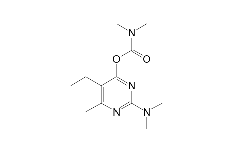 DIMETHYLCARBAMIC ACID, ESTER WITH 2-(DIMETHYLAMINO)-5-ETHYL-6-METHYL-4-PYRIMIDINOL