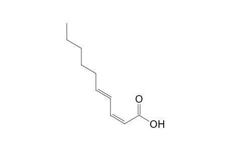 (2Z,4E)-deca-2,4-dienoic acid