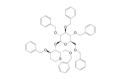 3,6-DI-O-BENZYL-4-(2',3',4',6'-TETRA-O-BENZYL-BETA-D-GLUCOPYRANOSYL)-2-DEOXY-1,5-THIOANHYDRO-L-XYLO-HEXITOL