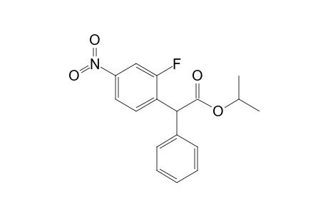 iso-Propyl .alpa.-(2-fluoro-4-nitrophenyl)phenylacetate