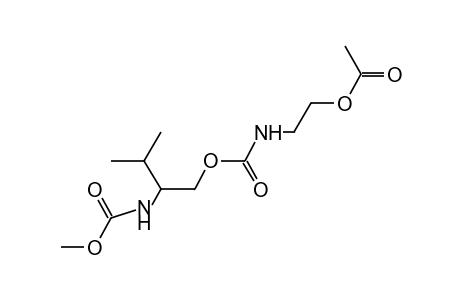 (2-HYDROXYETHYL)CARBAMIC ACID, ESTER WITH METHYL [1-(HYDROXYMETHYL)-2-METHYLPROPYL]CARBAMATE, ACETATE (ESTER)