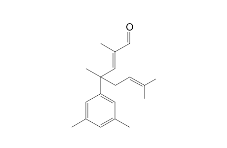 (E)-4-(3,5-Dimethylphenyl)-2,4,7-trimethyloct-2,6-dienal