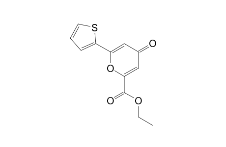 Ethyl 6-(2-thienyl)-4H-oxopyran-2-carboxylate