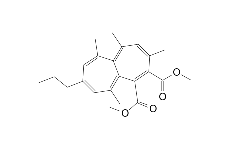 Dimethyl 1,3,6,10-tetramethyl-8-propylheptalene-4,5-dicarboxylate