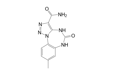 3-Carboxamido-8-methyl-1,2,3-triazolo[1,5-a]-(1,3,5)-benzotriazepin-5-one