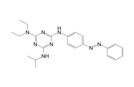 1,3,5-Triazine-2,4,6-triamine, N,N-diethyl-N'-(1-methylethyl)-N''-[4-(phenyldiaza)phenyl]-