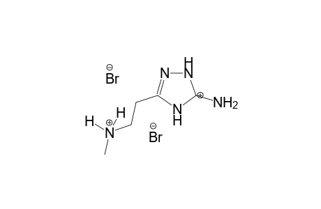 5-amino-3-(2-(methylammonio)ethyl)-4H-1,2,4-triazol-1-ium bromide