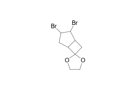 Bicyclo[3.2.0]heptan-6-one, 2,3-dibromo-, ethylene acetal