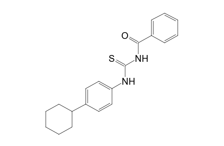 1-benzoyl-3-(p-cyclohexylphenyl)-2-thiourea