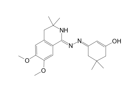 2-cyclohexen-1-one, 3-hydroxy-5,5-dimethyl-, [(1Z)-3,4-dihydro-6,7-dimethoxy-3,3-dimethylisoquinolinylidene]hydrazone, (1E)-