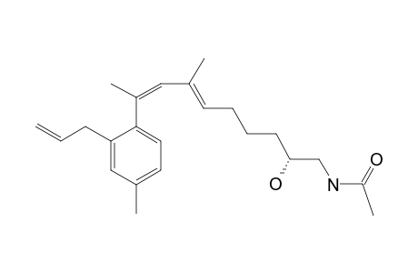 BE-52211-B;(6E,8Z)-N-[9-(2-ALLYL-4-METHYLPHENYL)-2-HYDROXY-7-METHYL-6,8-DECADIENYL]-ACETAMIDE