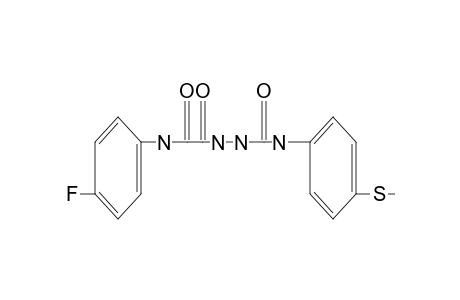 5-(p-fluorophenyl)-1-{[p-(methylthio)phenyl]carbamoyl}semioxamazide