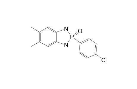 2-(4-CHLOROPHENYL)-1,3-DIHYDRO-5,6-DIMETHYL-1,3,2-BENZODIAZAPHOSPHOL-2-ONE