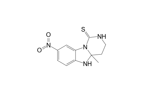 7a-Methyl-4-nitro-2-thioxo-(perhydro)pyrimido[3,4-b]benzimidazole