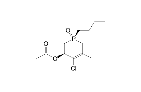 TRANS-5-METHYL-3-ACETOXY-1-BUTYL-4-CHLORO-1,2,3,6-TETRAHYDROPHOSPHININE-1-OXIDE