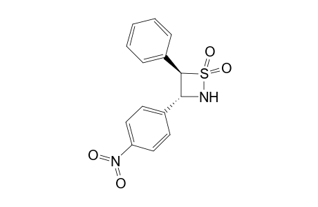 4-(Nitrophenyl)-3-phenyl-1-aza-2-thiacyclobutane 2,2-dioxide