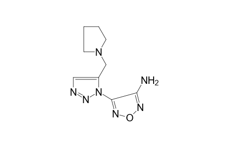 1,2,5-Oxadiazol-3-amine, 4-[5-(1-pyrrolidinylmethyl)-1H-1,2,3-triazol-1-yl]-