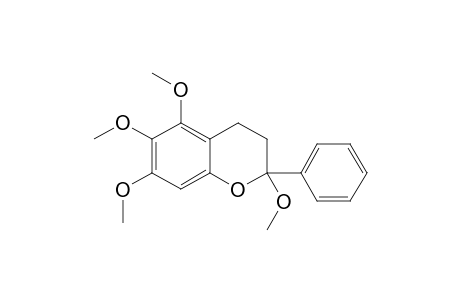 2,5,6,7-Tetramethoxyflavan