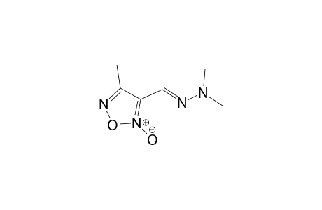 4-Methyl-1,2,5-oxadiazole-3-carbaldehyde dimethylhydrazone 2-oxide