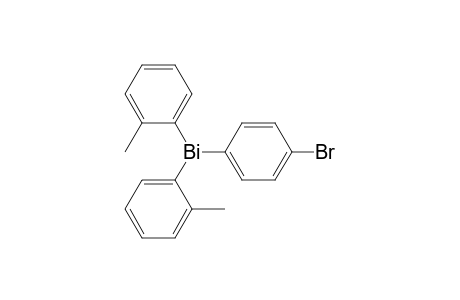 Bismuthine, (4-bromophenyl)bis(2-methylphenyl)-