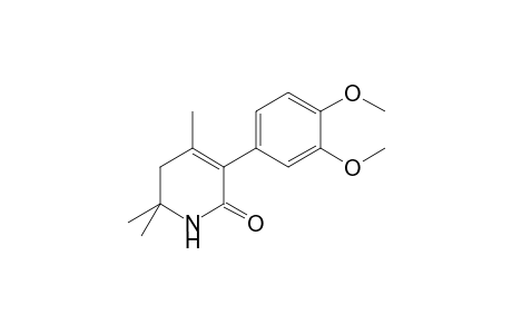 3-(3,4-dimethoxyphenyl)-4,6,6-trimethyl-5,6-dihydro-2(1H)-pyridinone