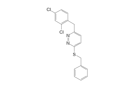 3-(BENZYLTHIO)-6-(2,4-DICHLOROBENZYL)PYRIDAZINE