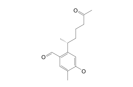 (R)-(-)-6-(2-FORMYL-5-HYDROXY-4-METHYL-PHENYL)-HEPTAN-2-ONE