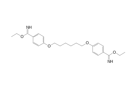 4,4'-(hexamethylenedioxy)dibenzimidic acid, diethyl ester