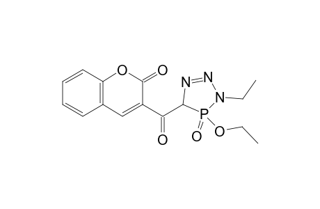 3-[(4-Ethoxy-3-ethyl-4-oxido-4,5-dihydro-3H-1,2,3,4-triazaphosphol-5-yl)-carbonyl]-2H-chromen-2-one