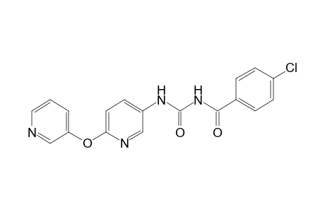 1-(p-CHLOROBENZOYL)-3-{6-[(3-PYRIDYL)OXY]-3-PYRIDYL}UREA