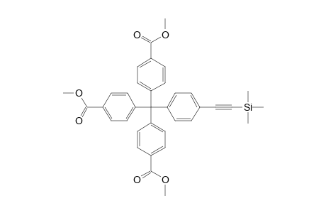 4-TRIMETHYLSILYLETHYNYLPHENYL-TRIS-(4-CARBOMETHOXYPHENYL)-METHANE