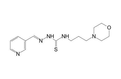 nicotinaldehyde, 4-(3-morpholinopropyl)-3-thiosemicarbazone